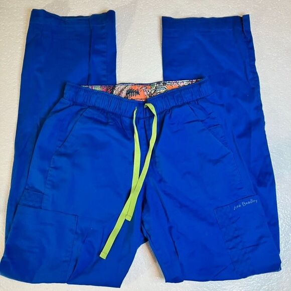 Vera Bradley XS Women's Medical Scrub Set Top/Pants Royal Blue Size Extra Small - Picture 6 of 16